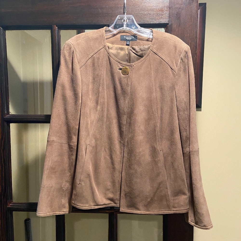 Talbots Suede Leather Jacket